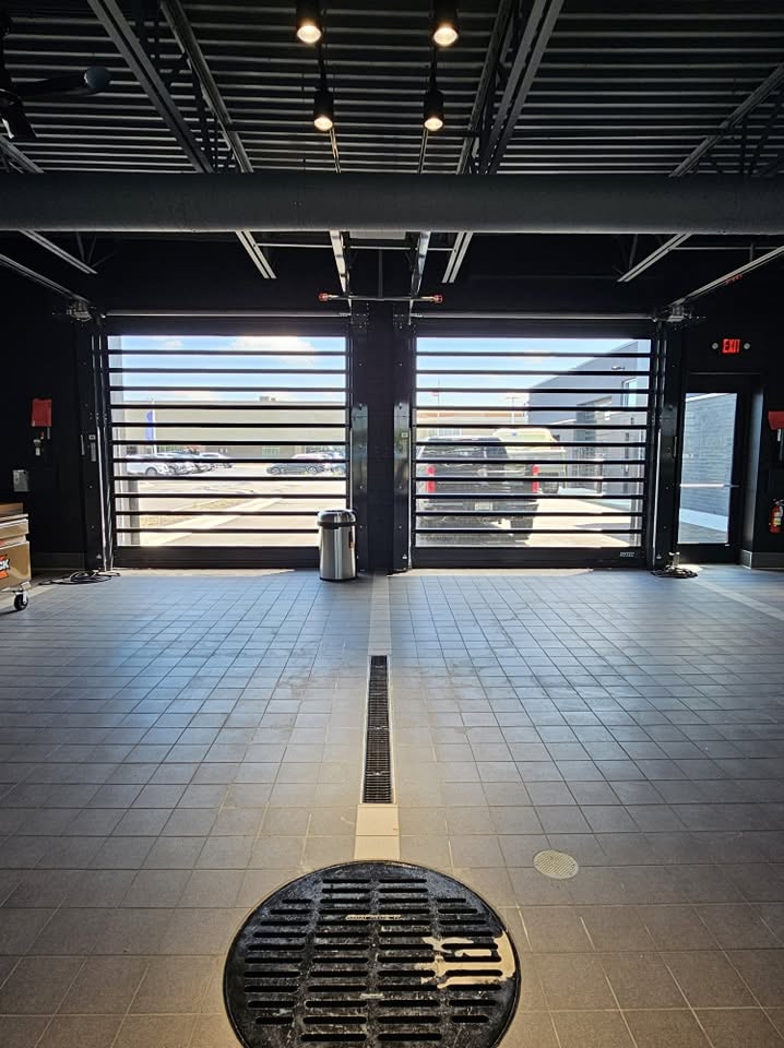 Full-glass overhead doors