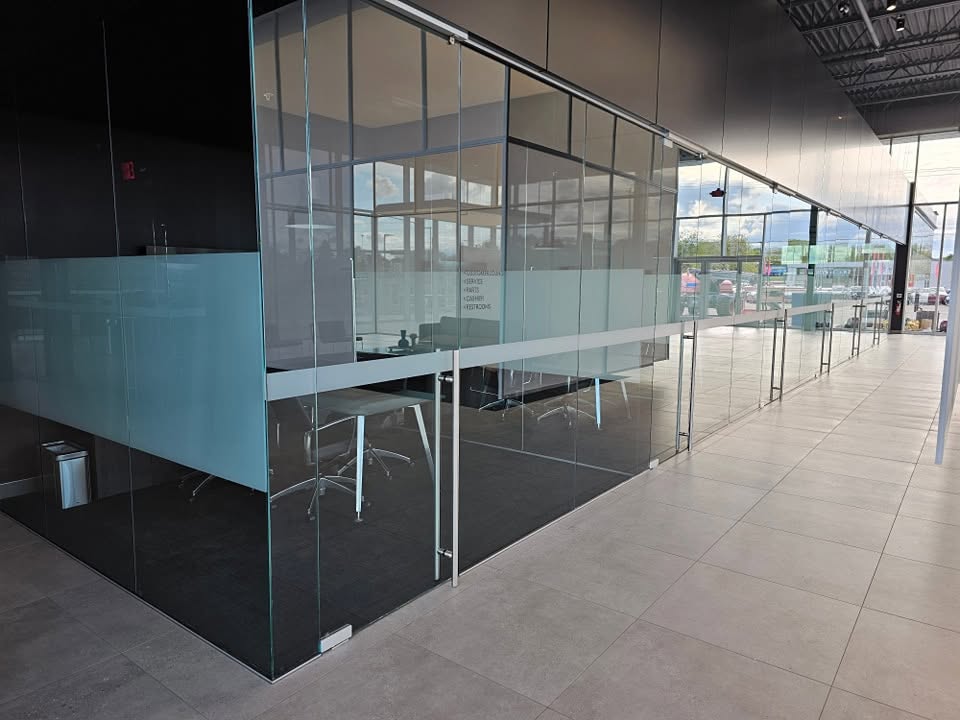 Glass conference room film