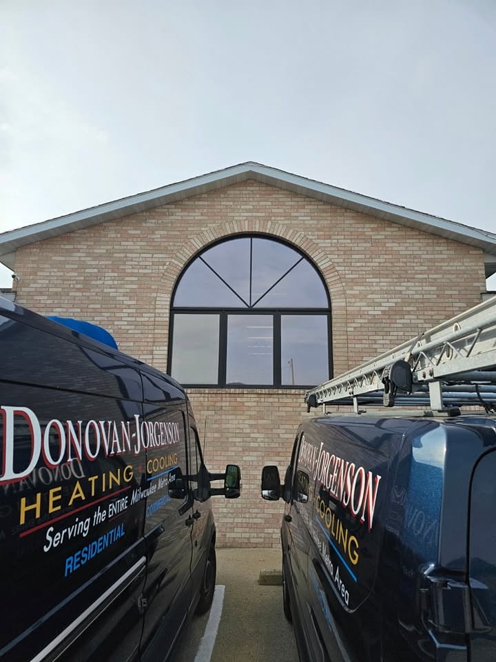 Arched window solar film